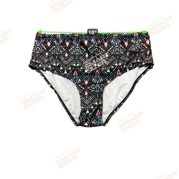 Bobbie Brooks Ladies Swim Multi Color Bikini Bottoms Plus Size 2X NWOT - Picture 3 of 7